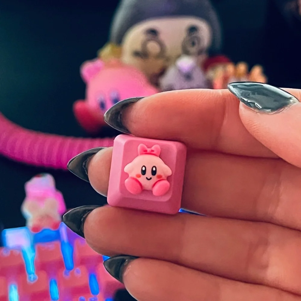 Cute Pink Artisan Anime Keycap for OEM switches